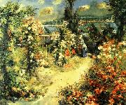 Pierre Renoir Greenhouse oil painting artist